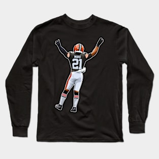 Denzel Ward #21 Celebrates Long Sleeve T-Shirt